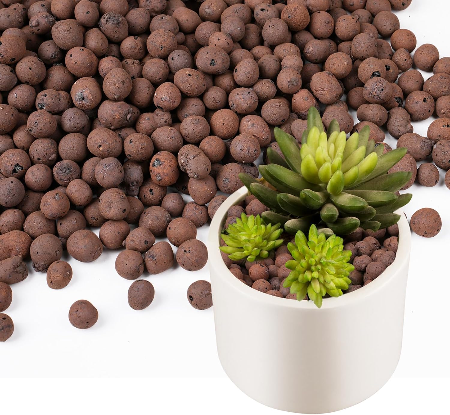 Clay Pebble Growing - 100/200G Tonkugeln für Pflanzen, Leichte Tonbälle